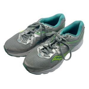 Saucony Cohesion 11 Women’s Running Sneakers Size 9 Gray Blue‎ Green
